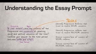 1. Understanding the Essay Prompt