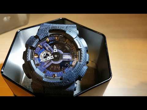G Shock denim pattern: ga110dc1a