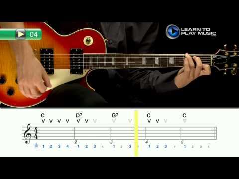 Ex004 How to Play Guitar - Rhythm Guitar Lessons for Beginners