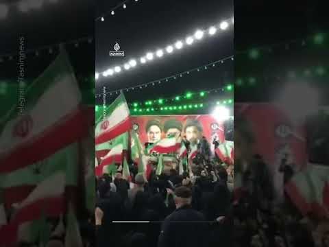 Large pro-government rallies held in Tehran | AJ #shorts