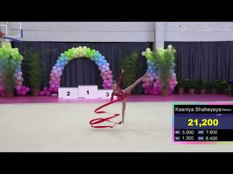 ☀️2012 ELITE⭐️ Zarina Terpugova - ribbon (GCP) XI SUMMER STARS 2023