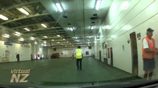 preview picture of video 'VirtualNZ: Driving onto the ferry Aratere in Wellingon'