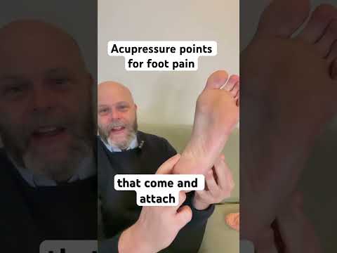 Acupressure points for foot pain