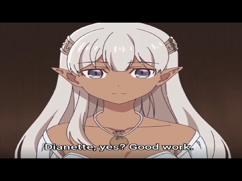 Dark Skin Anime Girl Dianette - Yuusha, Yamemasu