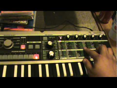 how to make the pap smear sound on the microkorg