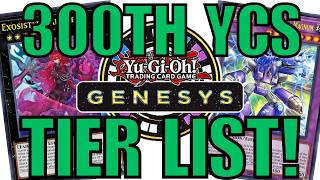 YUGIOH GENESYS TIER LIST FOR THE 300TH YCS POST BURST PROTOCOL! #yugioh
