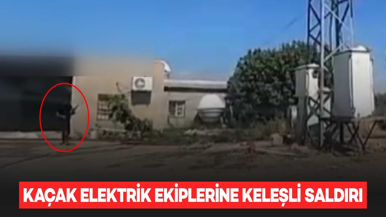 Kaçak elektrik ekiplerine keleşli saldırı - Bismil Haber