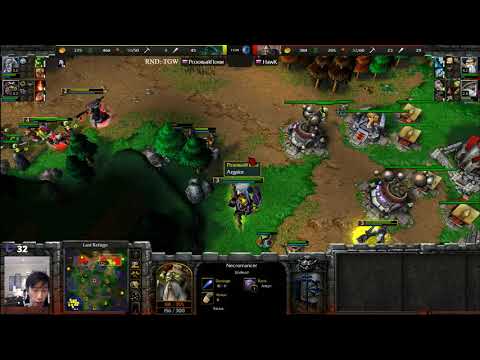 HawK (HU) vs TGW (UD) - WarCraft 3 - Must see Tier 2 undead - Cyber Games EU Qualifiers - WC3156