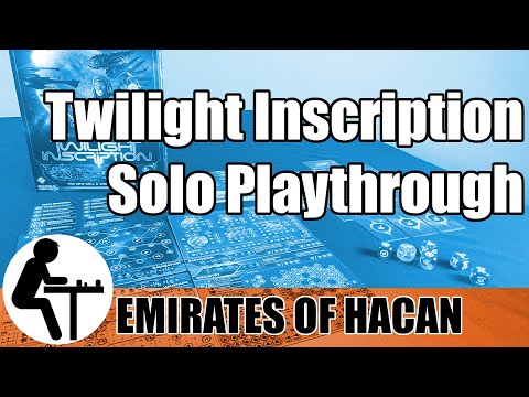 Twilight Inscription Solo Playthrough: Emirates of Hacan