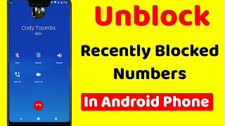 How to Unblock Blocked Number in Android Phone?