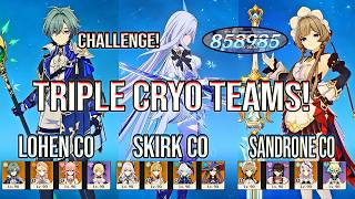 ⭐ Only Cryo DPS!? Lohen, Skirk & Sandrone vs Stygian Onslaught | Genshin Impact