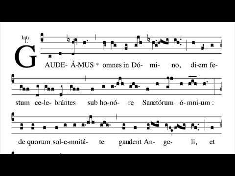 Gaudeamus omnes - Gregorian Chant