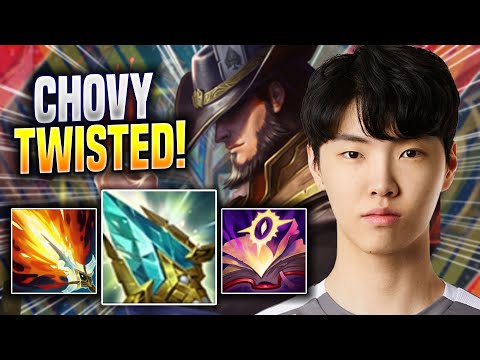 CHOVY TRIES TWISTED FATE WITH NEW ITEMS! - GEN Chovy Plays Twisted Fate MID vs Azir!