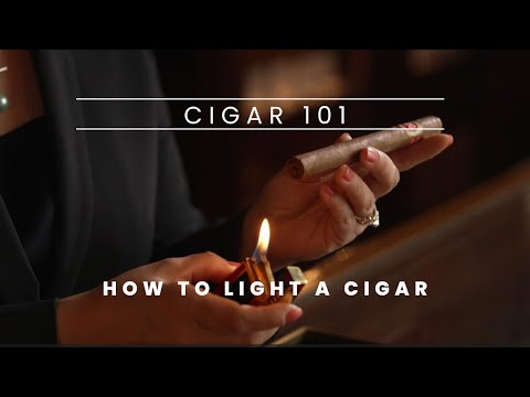 Cigar 101: How to Light a Cigar