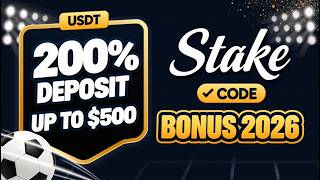 Stake Promo Code "BONUS2026" — $500 Match Bonus + Rakeback & VIP Access
