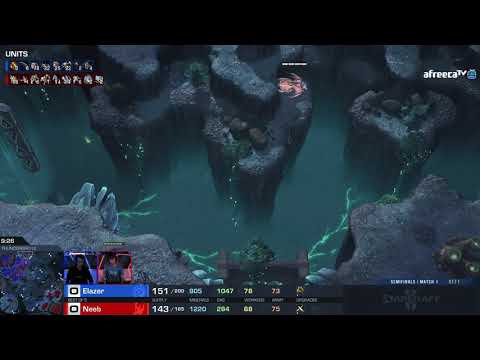 Elazer (Z) vs Neeb (P) – semifinals Match 1 GSL vs. the World 2019