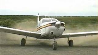 preview picture of video 'Severe crosswind takeoff - Coffee Point near Egegik, Alaska'