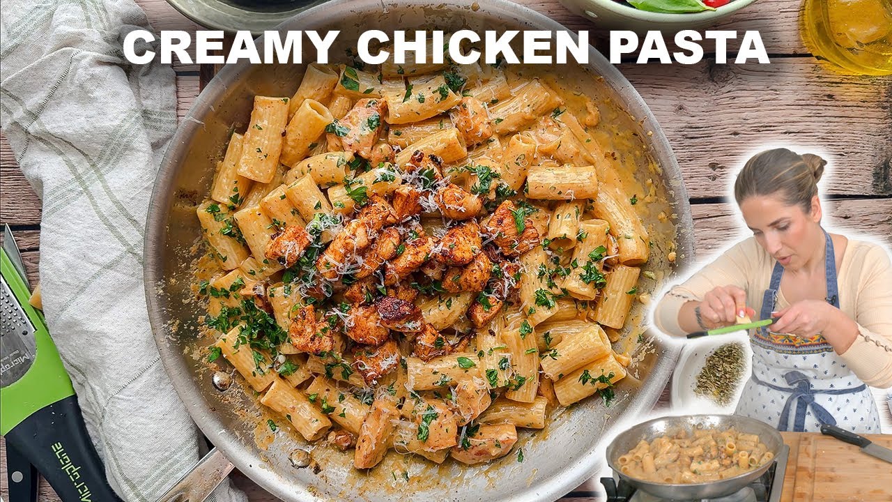 Super Quick Creamy Chicken Pasta by Laura in the Kitchen — recipe photo