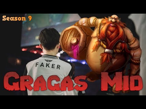 Faker - Gragas Mid - Patch 9.18 LoL Season 9 KR Ranked | League of Legends Replays