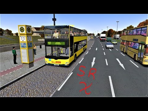 Omsi 2 -Berlin - Route 137 To Hahneberg W/ MAN Lion City