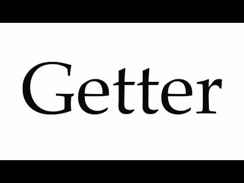 How to Pronounce Getter