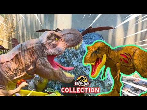 Massive Jurassic World Dinos: T-REX, Pteranodon, Alioramus, Rajasaurus, Spinosaurus & more!