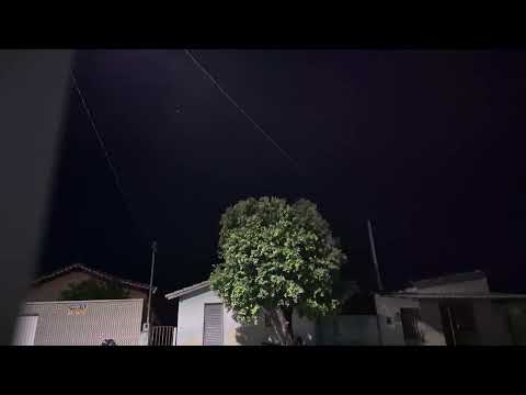 Relâmpagos em Mozarlândia, Goiás, 08/11/2025 . Passagem de frente fria e ciclone extratropical PT 03