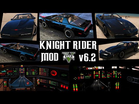 Knight Rider Mod v6.2 for GTA 5 - All Abilities, Functions and Animations