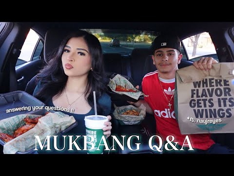 ANSWERING YOUR QUESTIONS | Q&A MUKBANG COLLAB W/ juan reyes !!