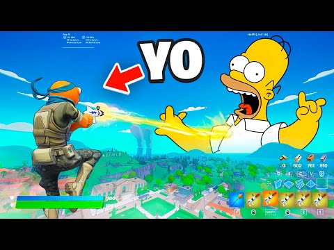 Desmentí 31 Mitos de los SIMPSONS en FORTNITE!