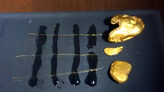 How to test gold for its purity.  *And give it a value*
