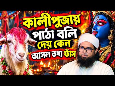 কালীপূজায় পাঠা বলি দেয় কেন আসল তথ্য ফাঁস। ওয়াসেক বিল্লাহ নোমানী।