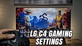 LG C4 HDR Gaming settings