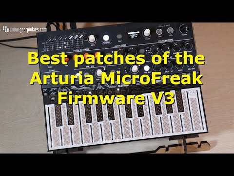 Best patches of the Arturia MicroFreak Firmware V3