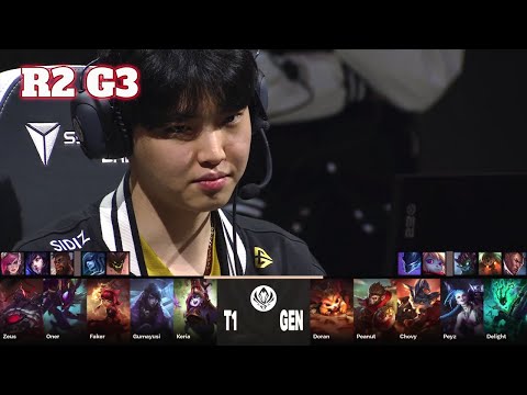 GEN vs T1 - Game 3 | Round 2 LoL MSI 2023 Main Stage | Gen.G vs T1 G3 full game