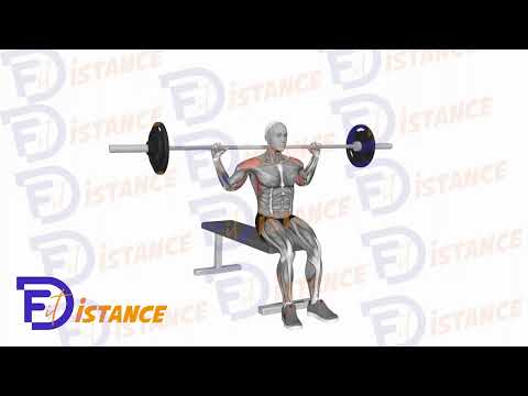 Exercice Développé assis avec barre (derrière la nuque)