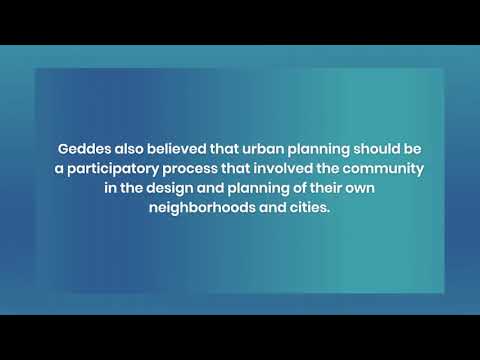 The Life and Legacy of Sir Patrick Geddes