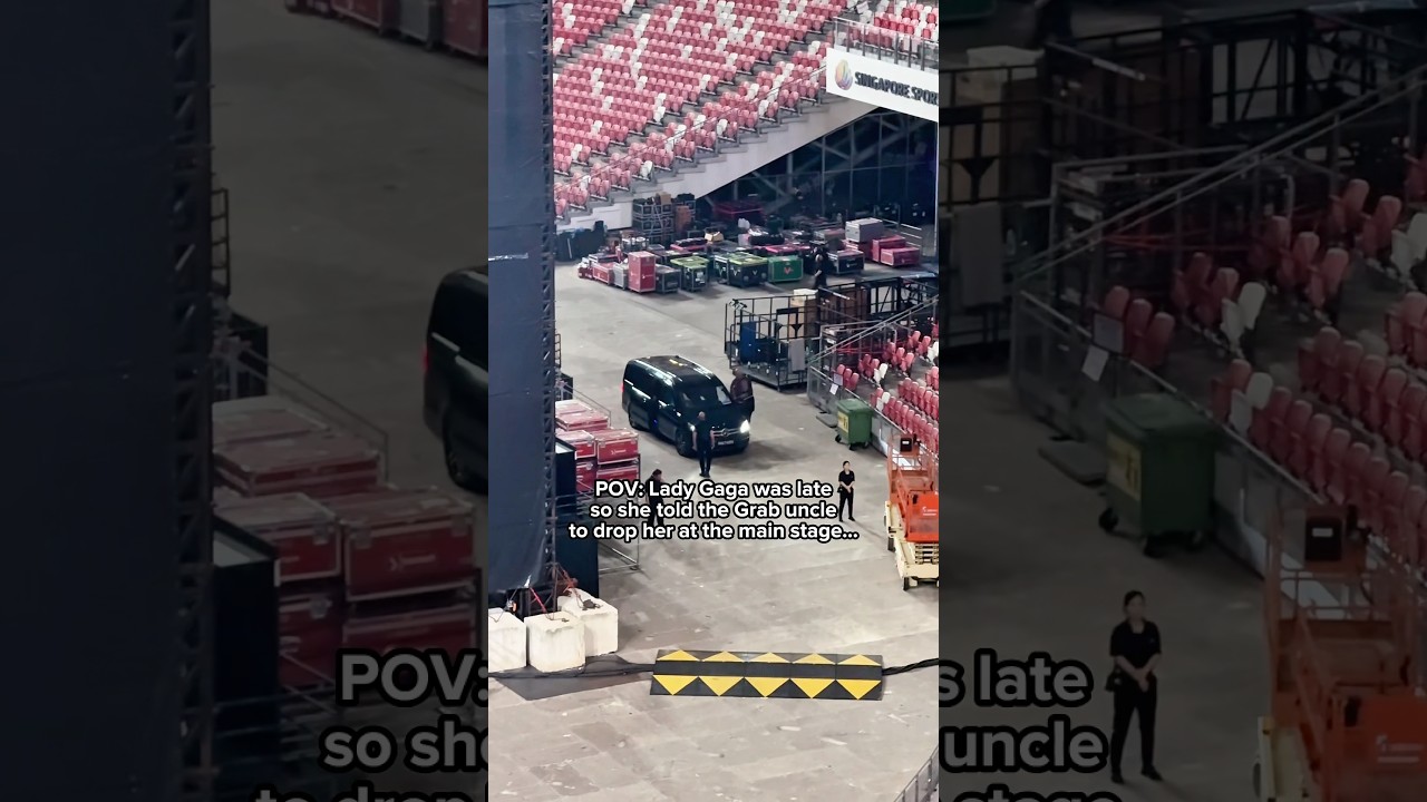 WHEN LADY GAGA WAS LATE TO HER CONCERT 🥹 #ladygaga