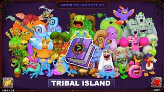 FAN MADE (BASED ON YOUR REQUESTS) BOOK OF MONSTERS - Tribal Island|My Singing Monsters Tribal Island