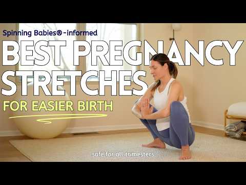 BEST PREGNANCY STRETCHES | 10-Minute Full Body Daily Pregnancy Stretch Routine For Easier Birth