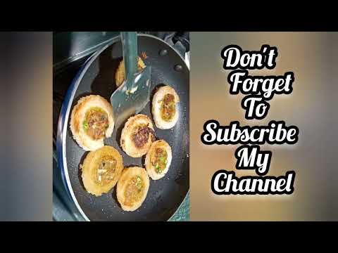 Bread Cutlet Cake Recipe / Bread Cutlet / Veg Cutlet / Snacks Recipe /Breakfast Recipe/Bread Recipe