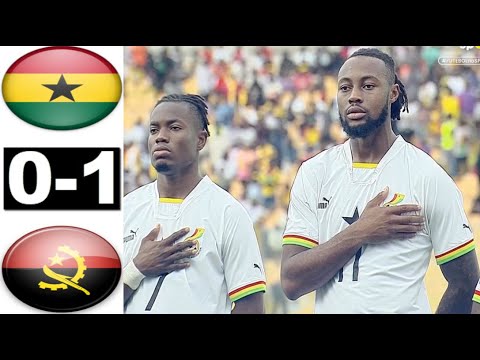 Ghana vs Angola 0-1 Highlights Goal in 96 min 2024 Ghana Angola Qualifiers CAN Angola vs Ghana