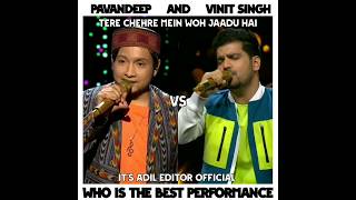 Download lagu Tere Chehre Men Woh Jadoo Hai song cover by Pavandeep vs vinit #shorts #viral #itsadileditorofficial mp3