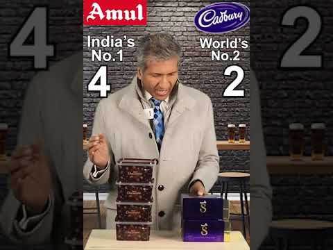 Amul VS Cadbury I #shorts I #ytshorts I Anurag Aggarwal I #chocolate