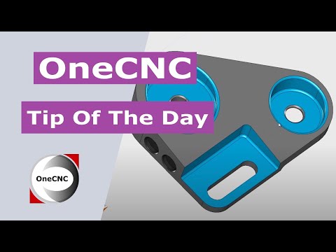 OneCNC Flat Area Machine - Tip 101