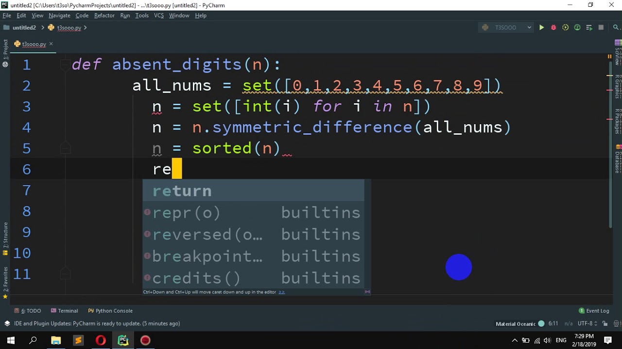 How to find a missing number from a list in Python