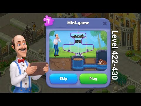 Gameplay Gardenscapes Level 422-430
