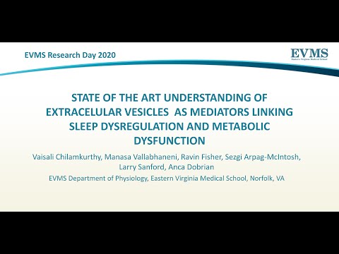 Thumbnail image of video presentation for State of the Art understanding of EXTRACELULAR VESICLES  as mediators linking sleep dysregulation and metabolic dysfunction