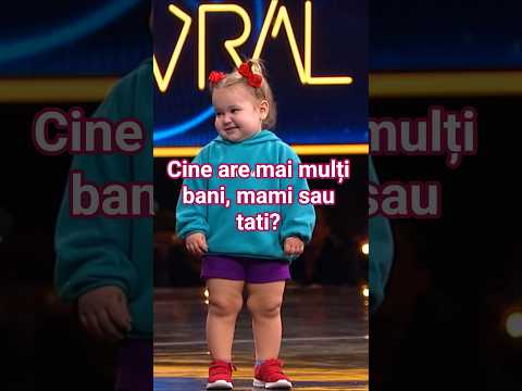Cine are mai mulți bani, mami sau tati? #shorts #viral #funny #baby #romania #viralvideo