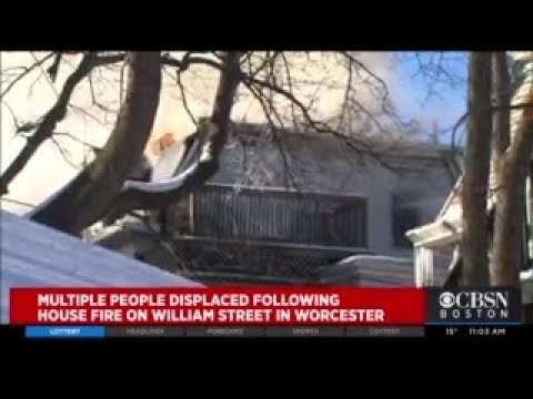 Multiple People Displaced Following House Fire On William Street In Worcester